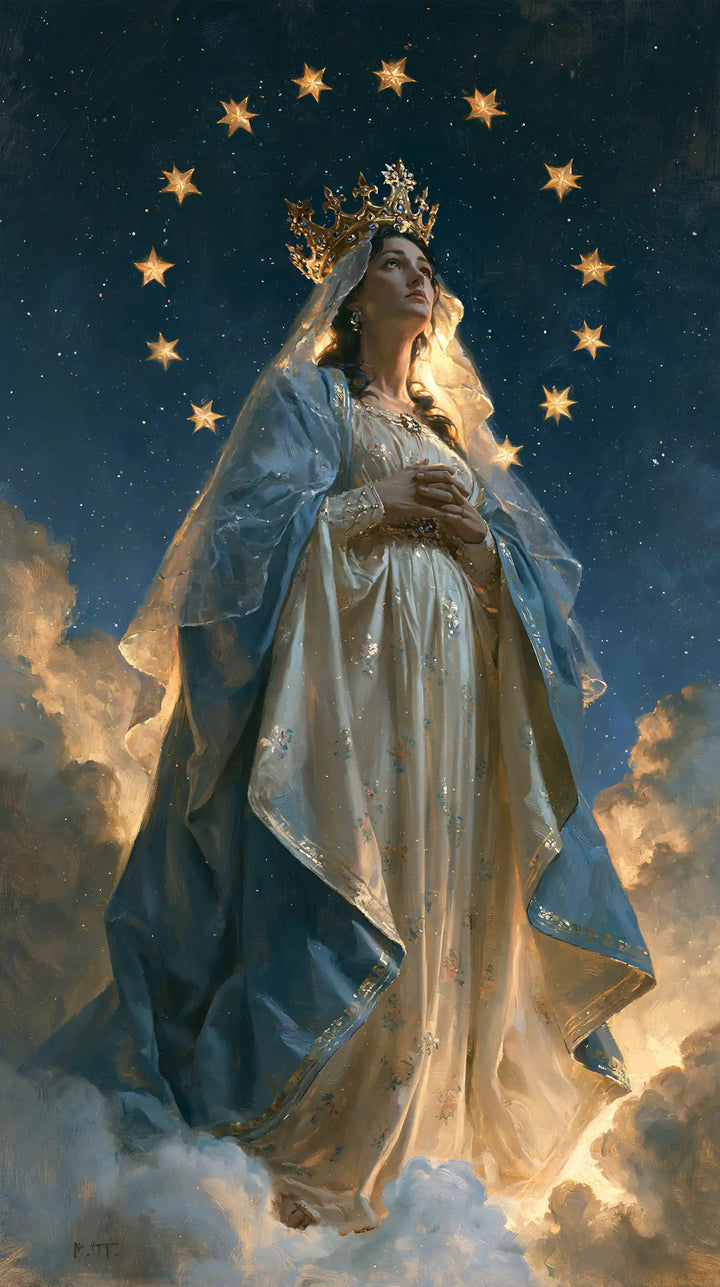 Mary, Queen of Heaven — The Gathered Heart in the Great Golden Circle