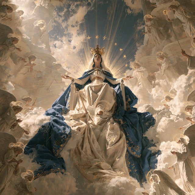 Mary Queen of Heaven - Sacred Monumental View · Square n° 1