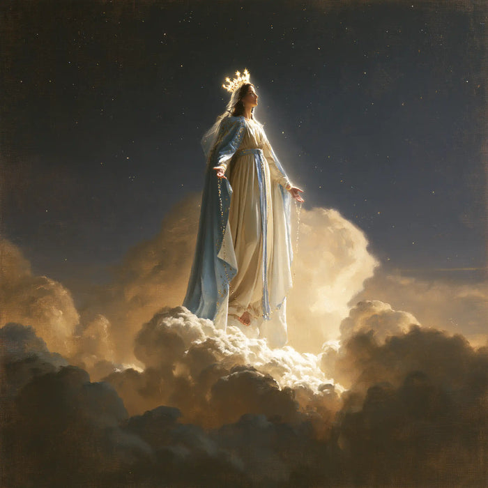 Mary, Queen of Heaven — Waiting Above Pale Gold