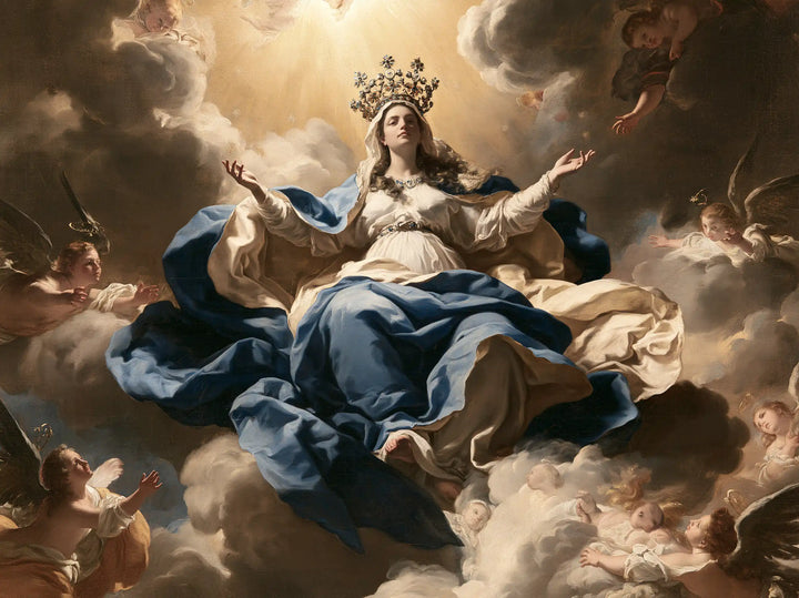 Mary, Queen of Heaven — The Queen in the Oval of Angels