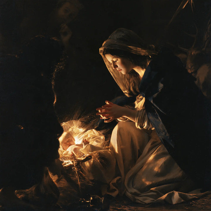The Nativity - Black and Gold · Square n° 2