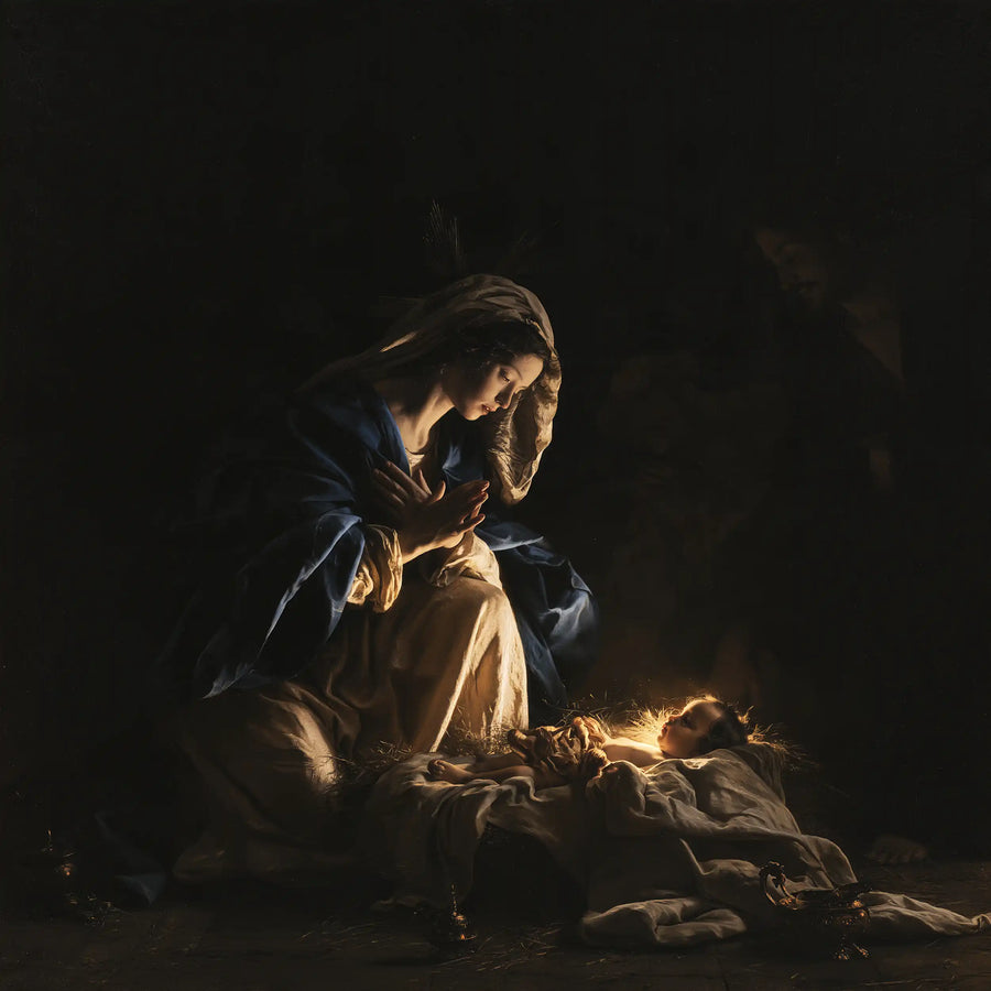 The Nativity - Black and Gold · Square n° 5
