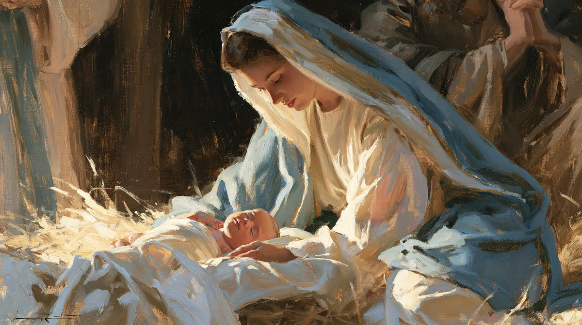 The Nativity — The First Smile Within the Swaddling