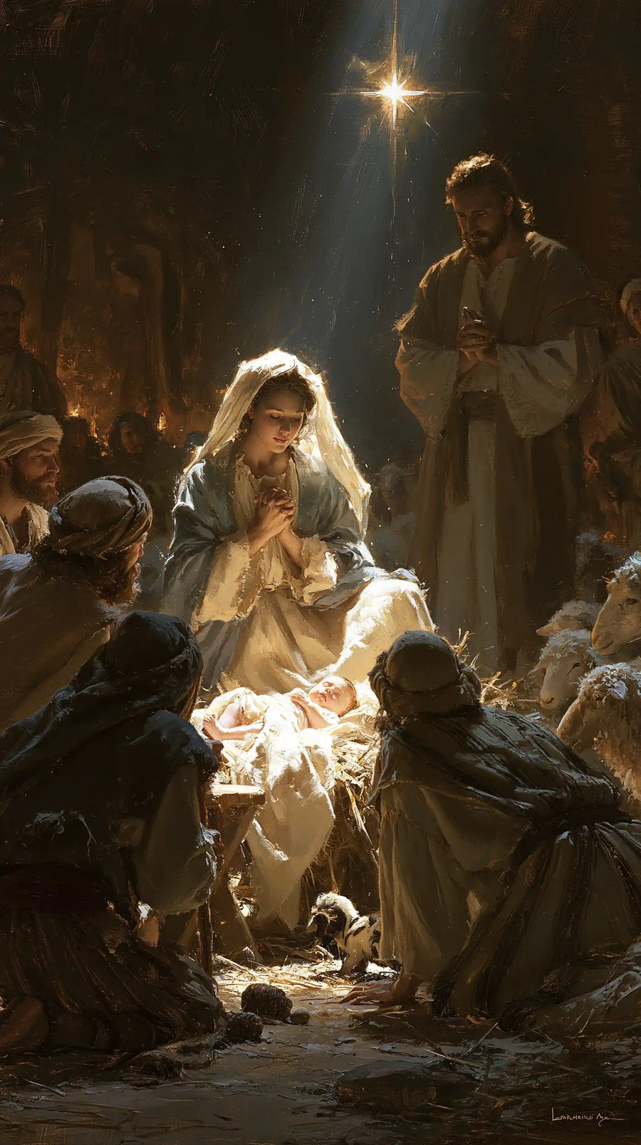 The Nativity - Mary and the Shepherds · Portrait n° 2