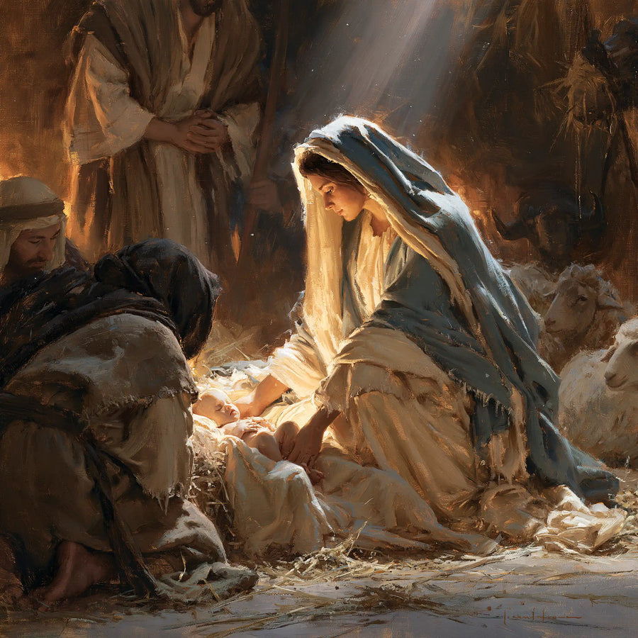 The Nativity - Mary and the Shepherds · Square n° 1