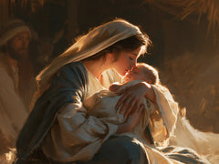 The Nativity — The Kiss in Sunlit Swaddling
