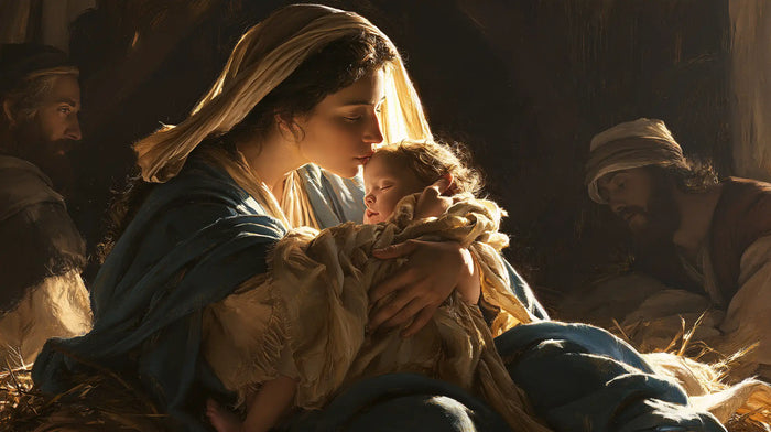 The Nativity — The Little Face Against the Blue Heart
