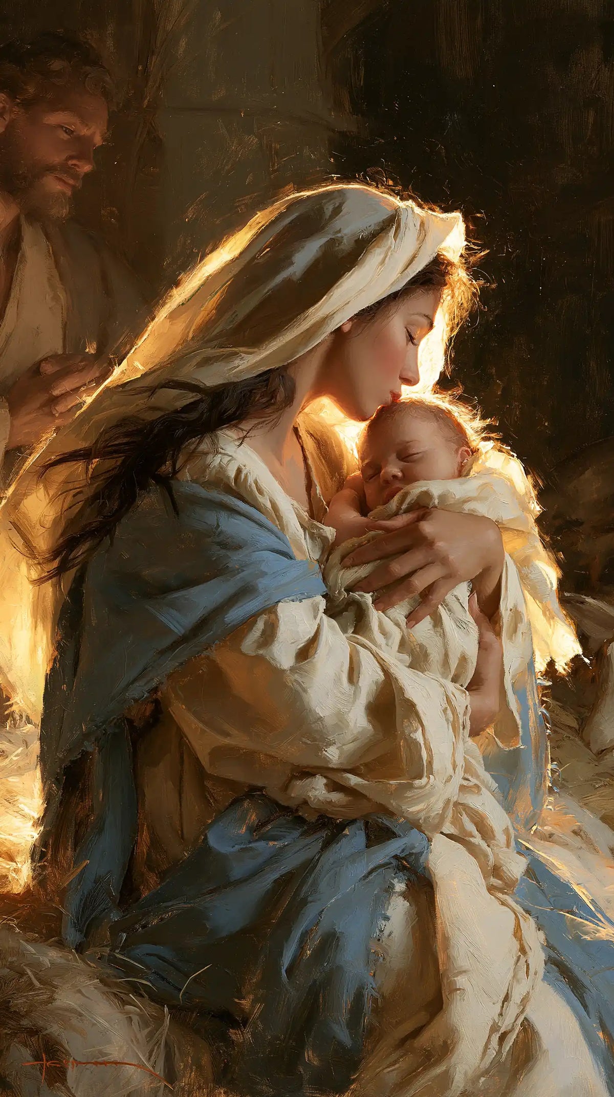 The Nativity — The Child Sheltered in Both Hands