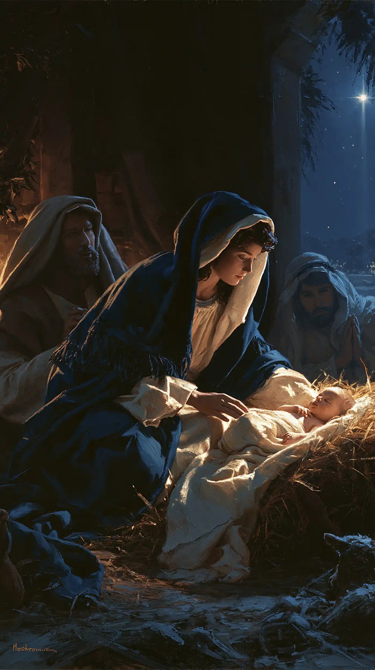 The Nativity — The Caress Beneath the Threshold Star