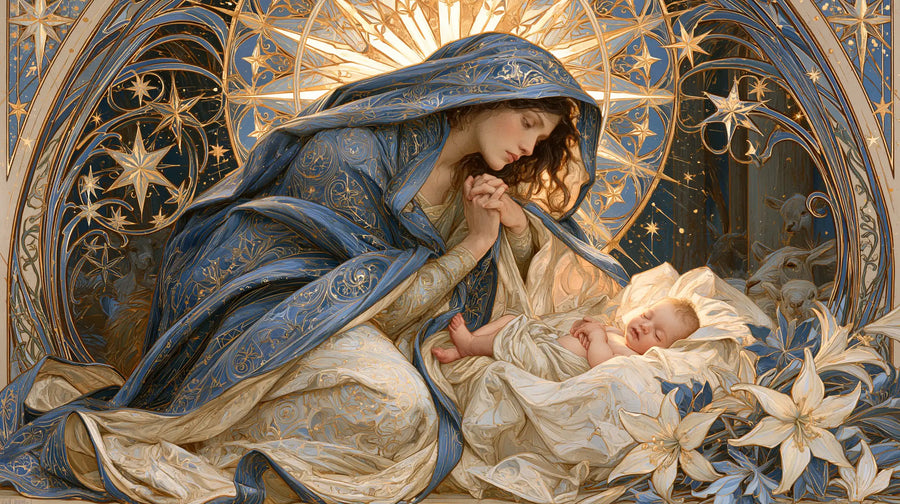 The Nativity - Sacred Art Nouveau · Landscape n° 6