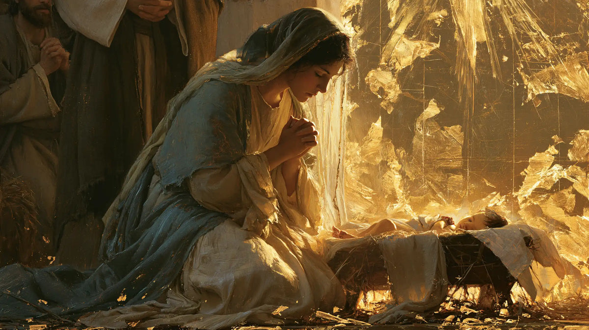 The Nativity — The Cradle Upon Its Shadowed Legs