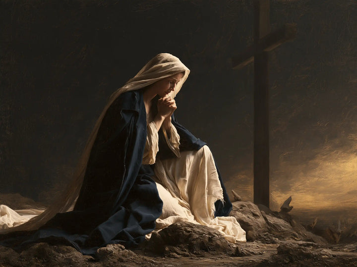 Our Lady of Sorrows - Mary Kneeling before the Cross · Landscape n° 3