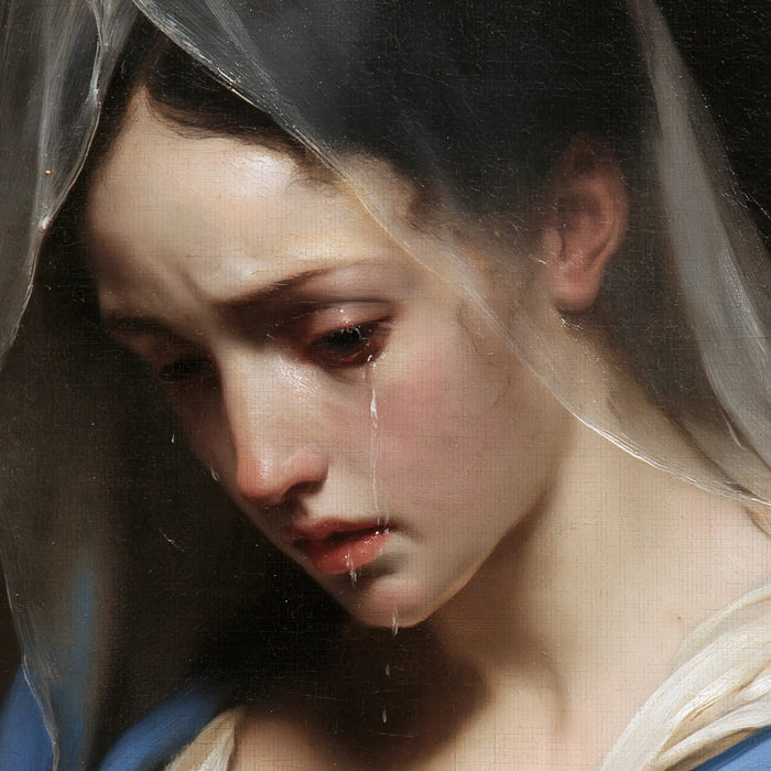 Our Lady of Sorrows — Silence beneath the Almost Invisible Veil