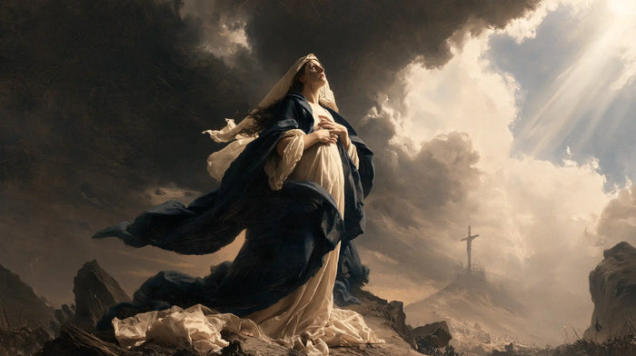 Our Lady of Sorrows — Prayer Carried toward the Bright Sky