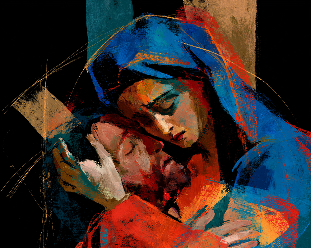La Pietà - Expresionista · Paisaje n° 4 - Arte cristiano