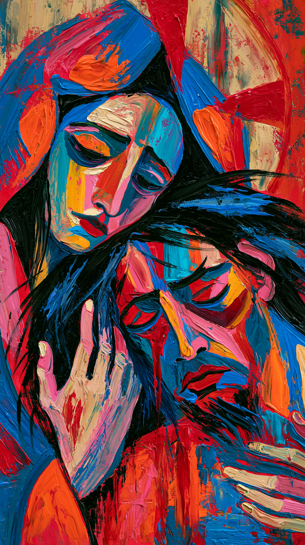La Pietà - Expresionista · Retrato n° 6 - Arte cristiano