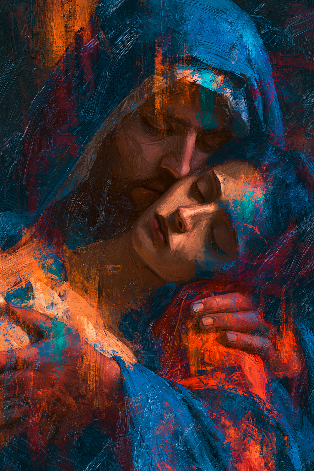 La Pietà - Expresionista · Retrato n° 7 - Arte cristiano