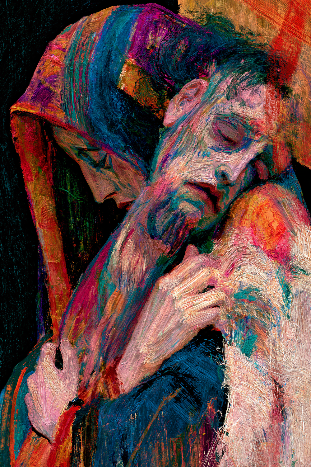 La Pietà - Expresionista · Retrato n° 8 - Arte cristiano