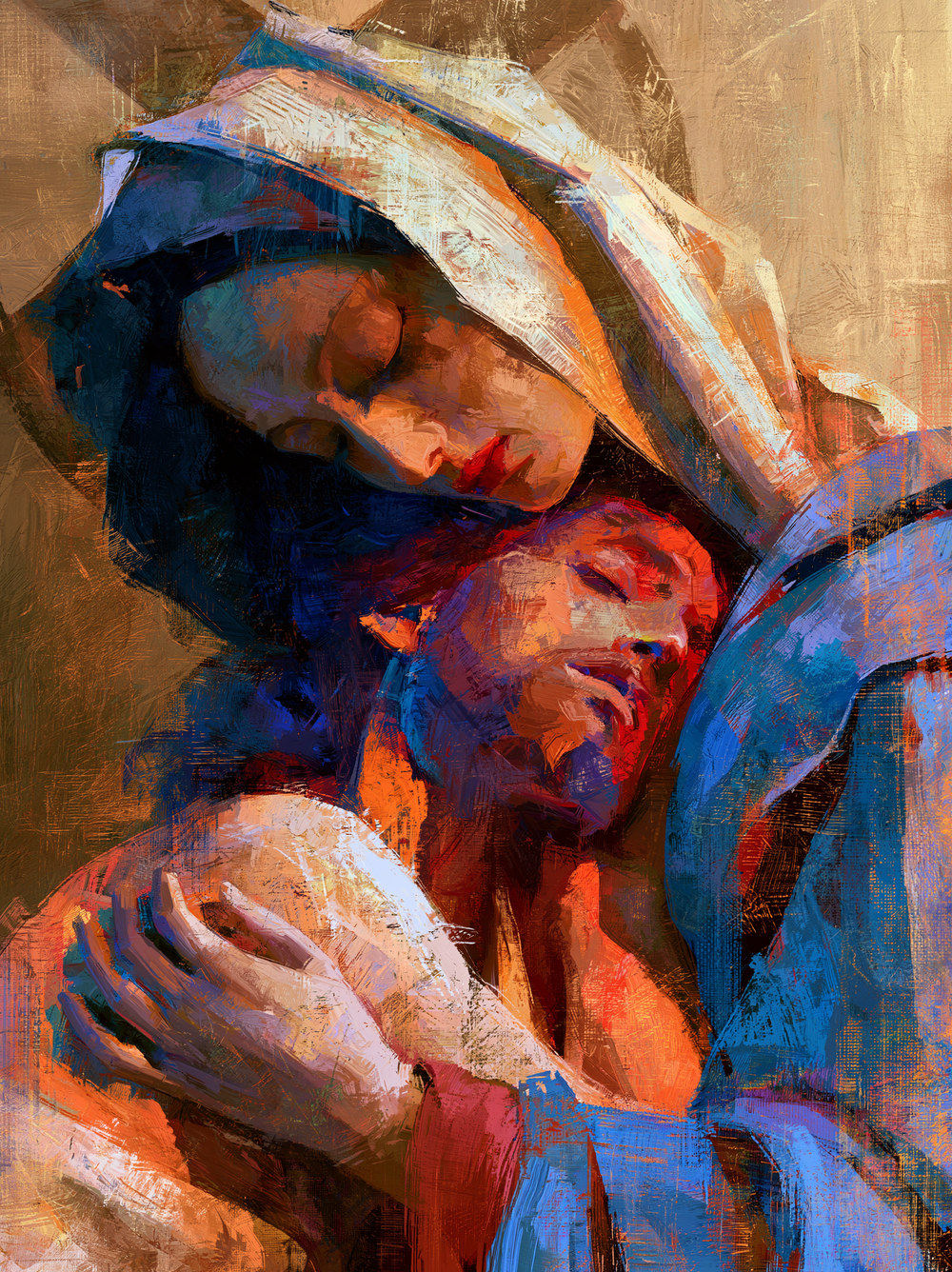 La Pietà - Expresionista · Retrato n° 9 - Arte cristiano