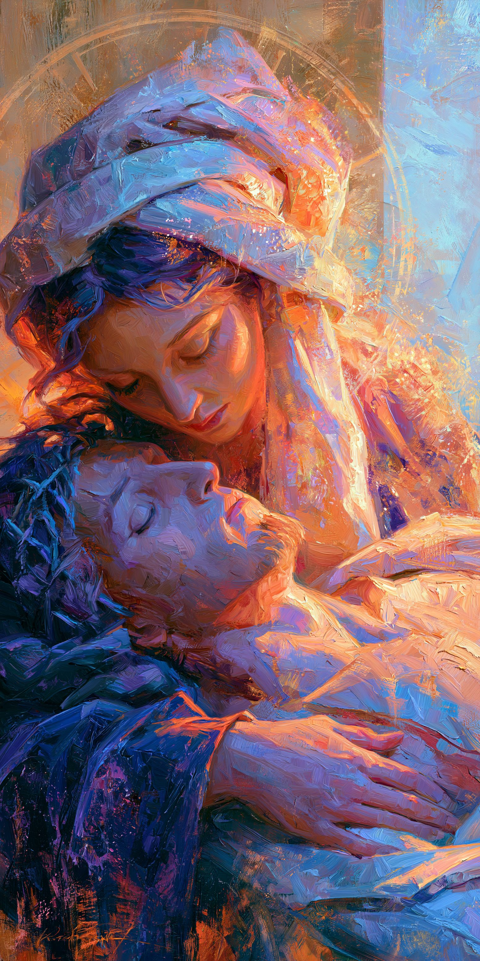 La Pietà - Impressionist · Portrait n° 1 — aperçu de la finition sélectionnée