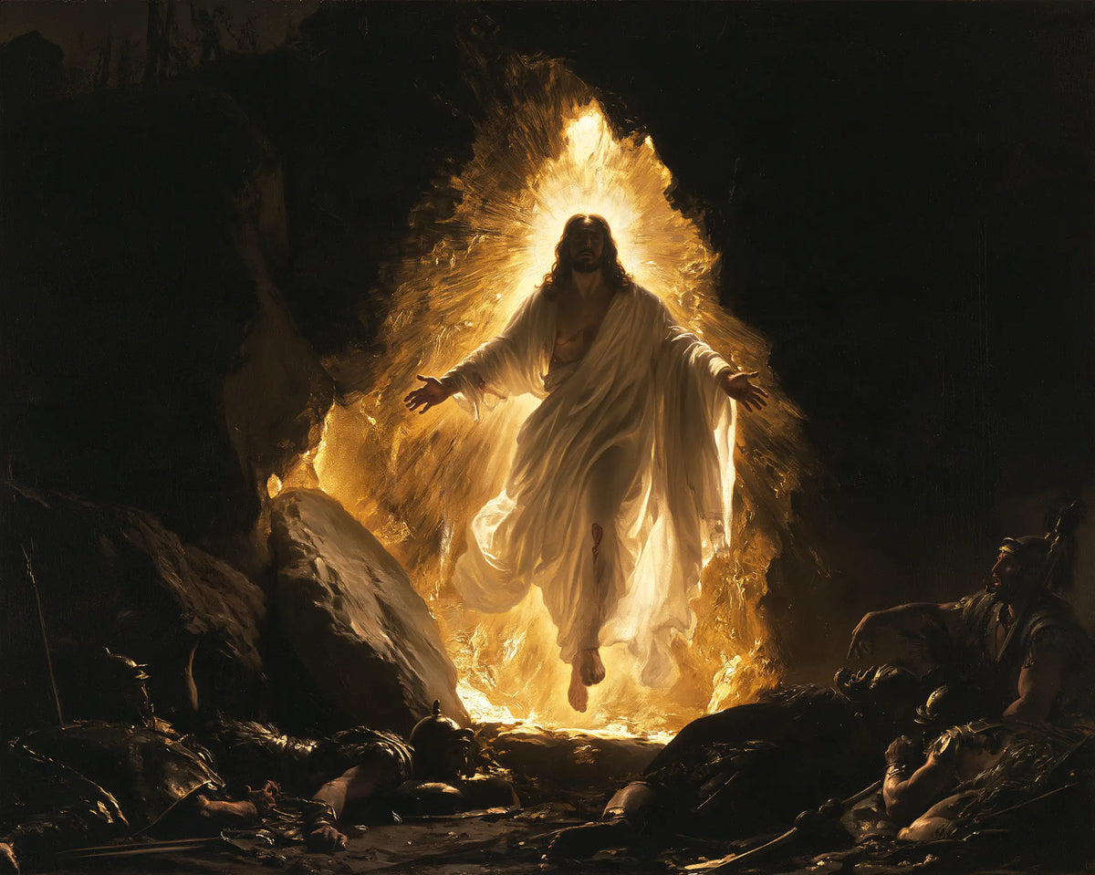 The Resurrection of Jesus Christ — The Flame-Shaped Breach