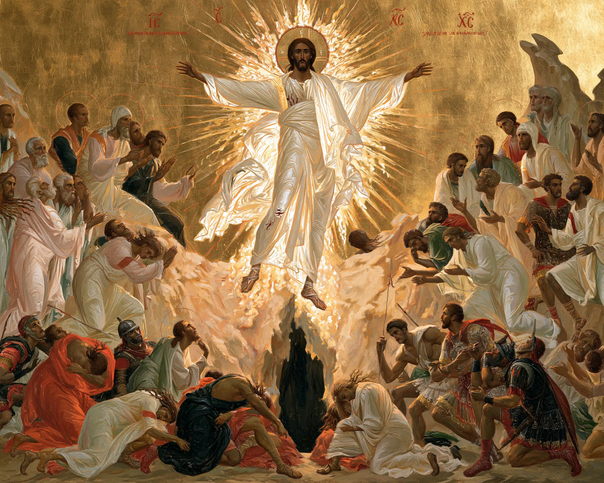 The Resurrection of Jesus Christ — The Crowd beside the Rift