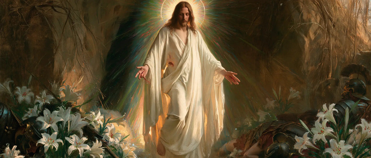 The Resurrection of Jesus Christ — The Green Ray behind the White Robe