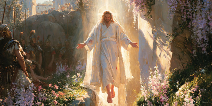 The Resurrection of Jesus Christ — Light between the Flowered Walls