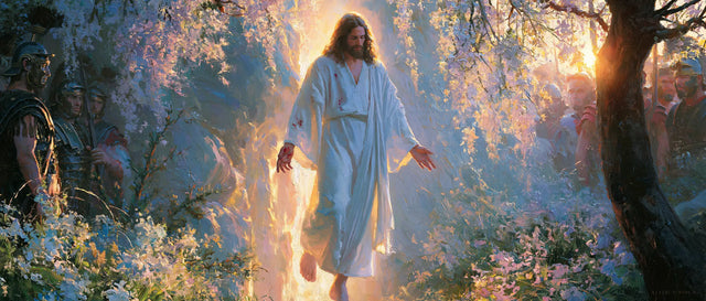 The Resurrection of Jesus Christ — The Step beneath Hanging Blossoms