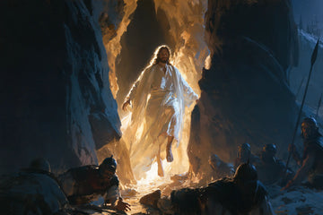 The Resurrection of Jesus Christ - Midnight-blue Chiaroscuro · Landscape n° 14