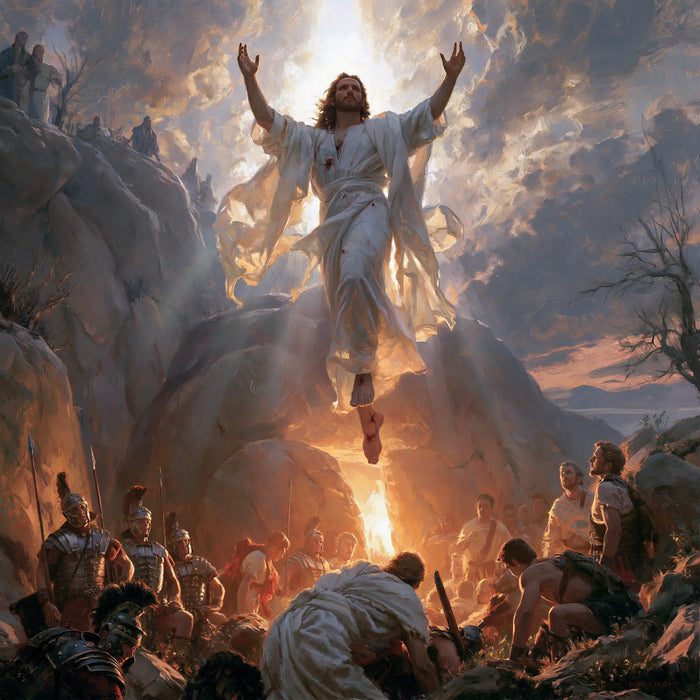 The Resurrection of Jesus Christ — Heaven Offered to the Kneeling Witnesses
