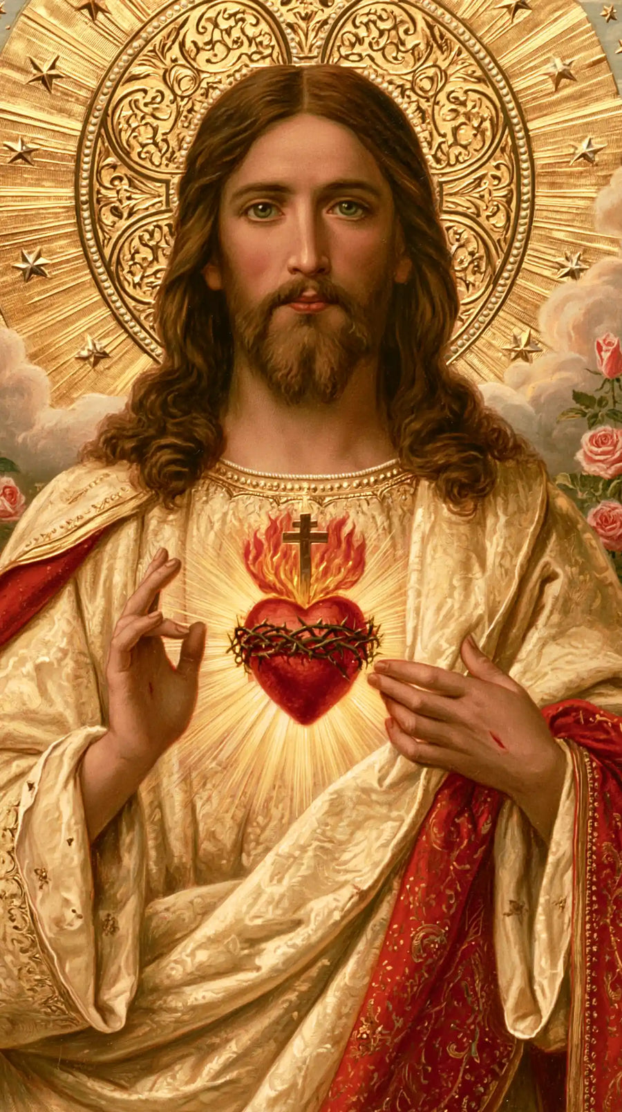 Sacred Heart of Jesus – Symbolist · Portrait no. 7