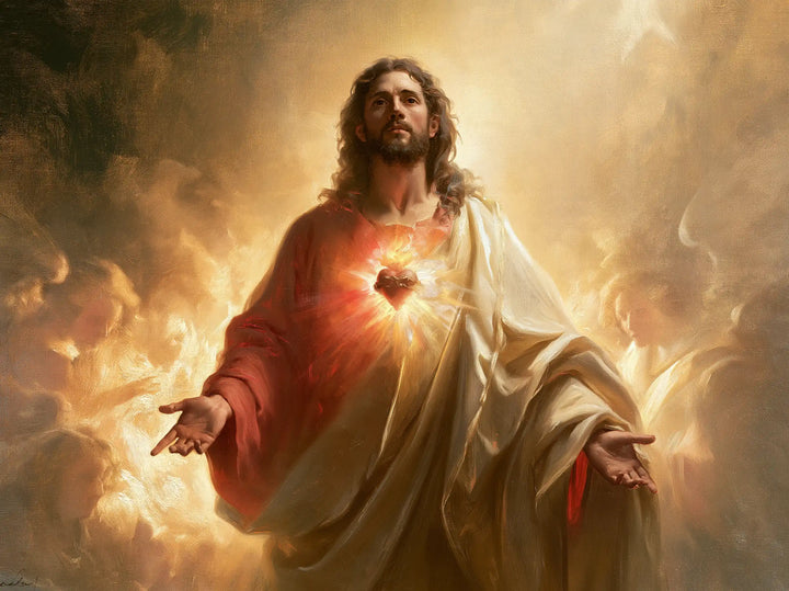 The Sacred Heart of Jesus — The Heart in the Angels’ Radiance