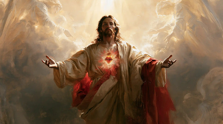 Sacred Heart of Jesus - Jesus as Divine Light · Landscape n° 9
