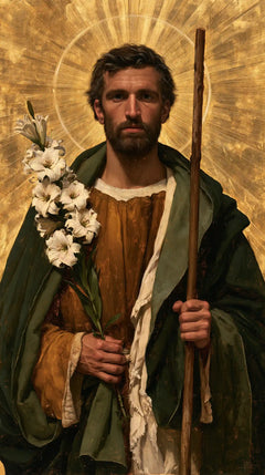 Saint Joseph – Sacred Gold · Portrait no. 7