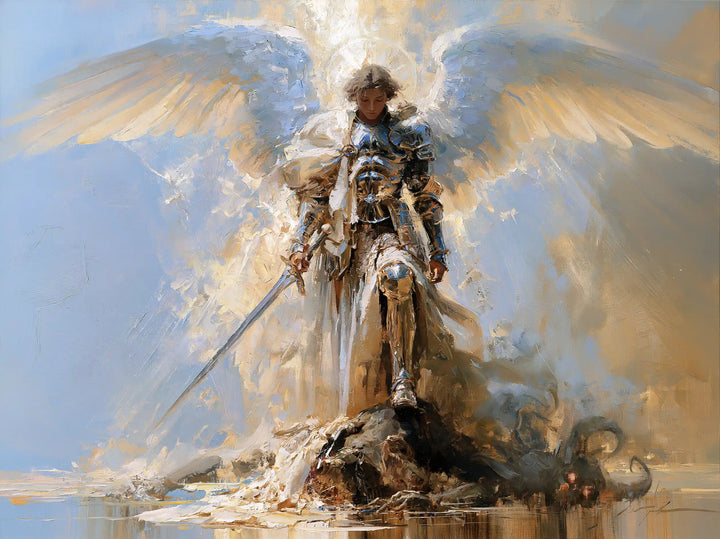 Saint Michael the Archangel – Impressionist · Landscape no. 6