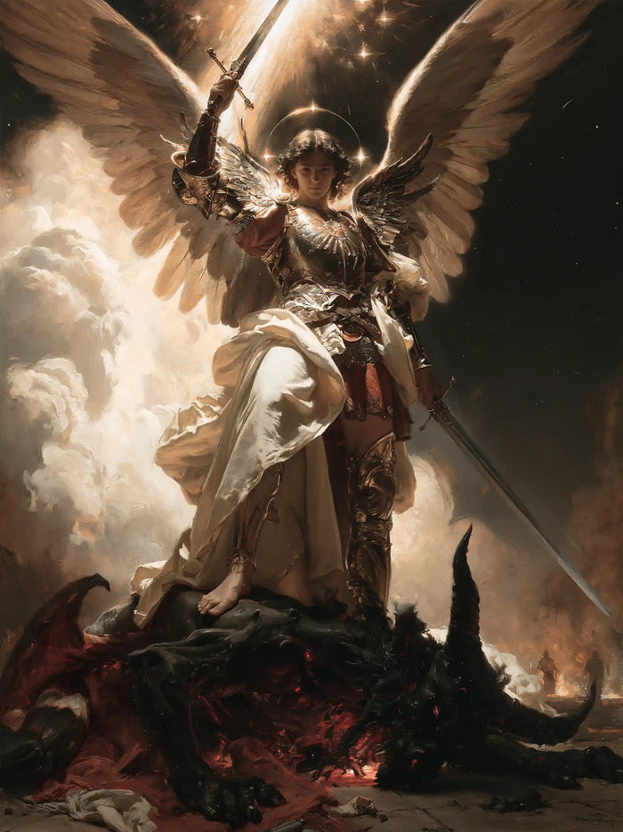 Saint Michael the Archangel – Symbolist · Portrait no. 9