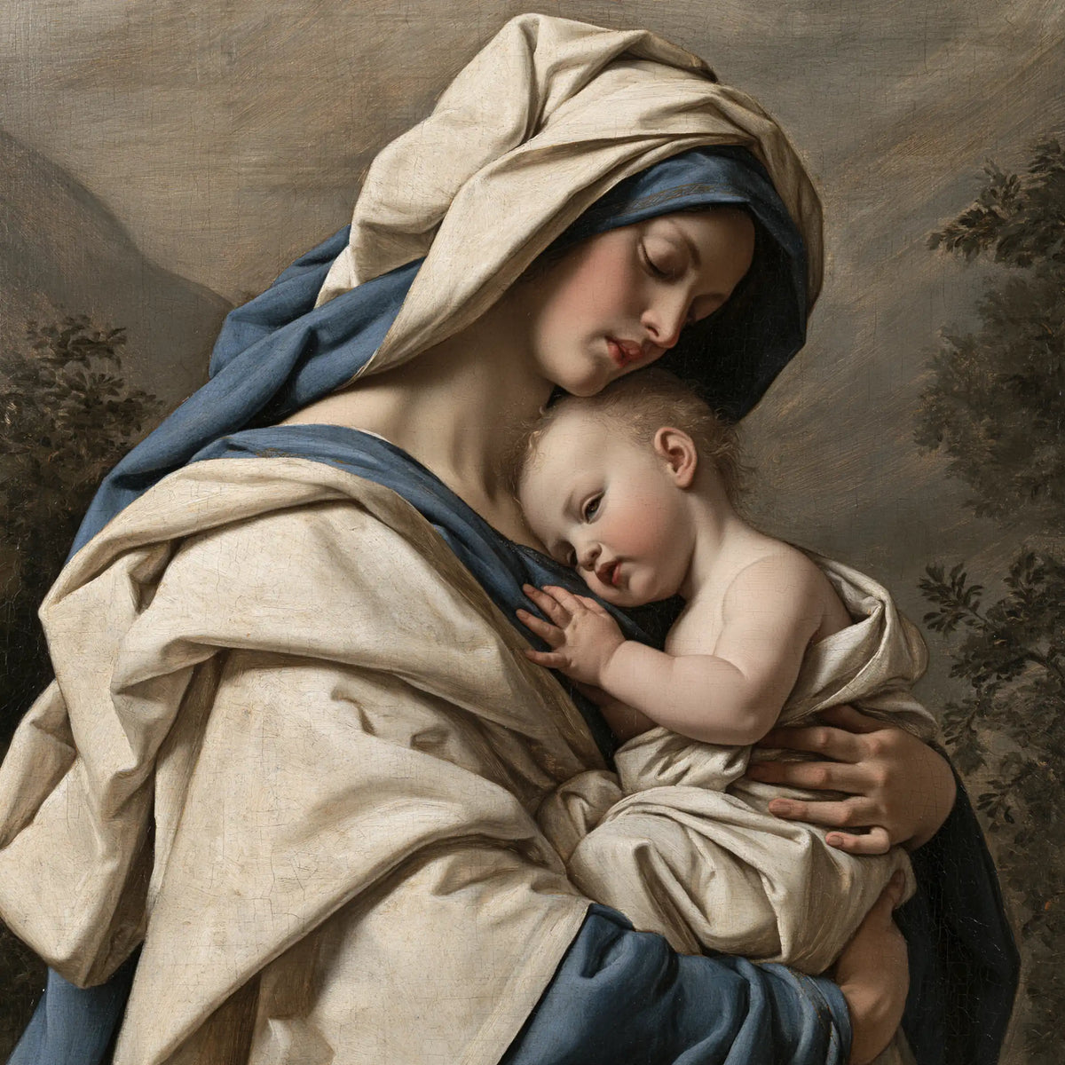 The Virgin and Child — Sleep Within the Linen Mantle