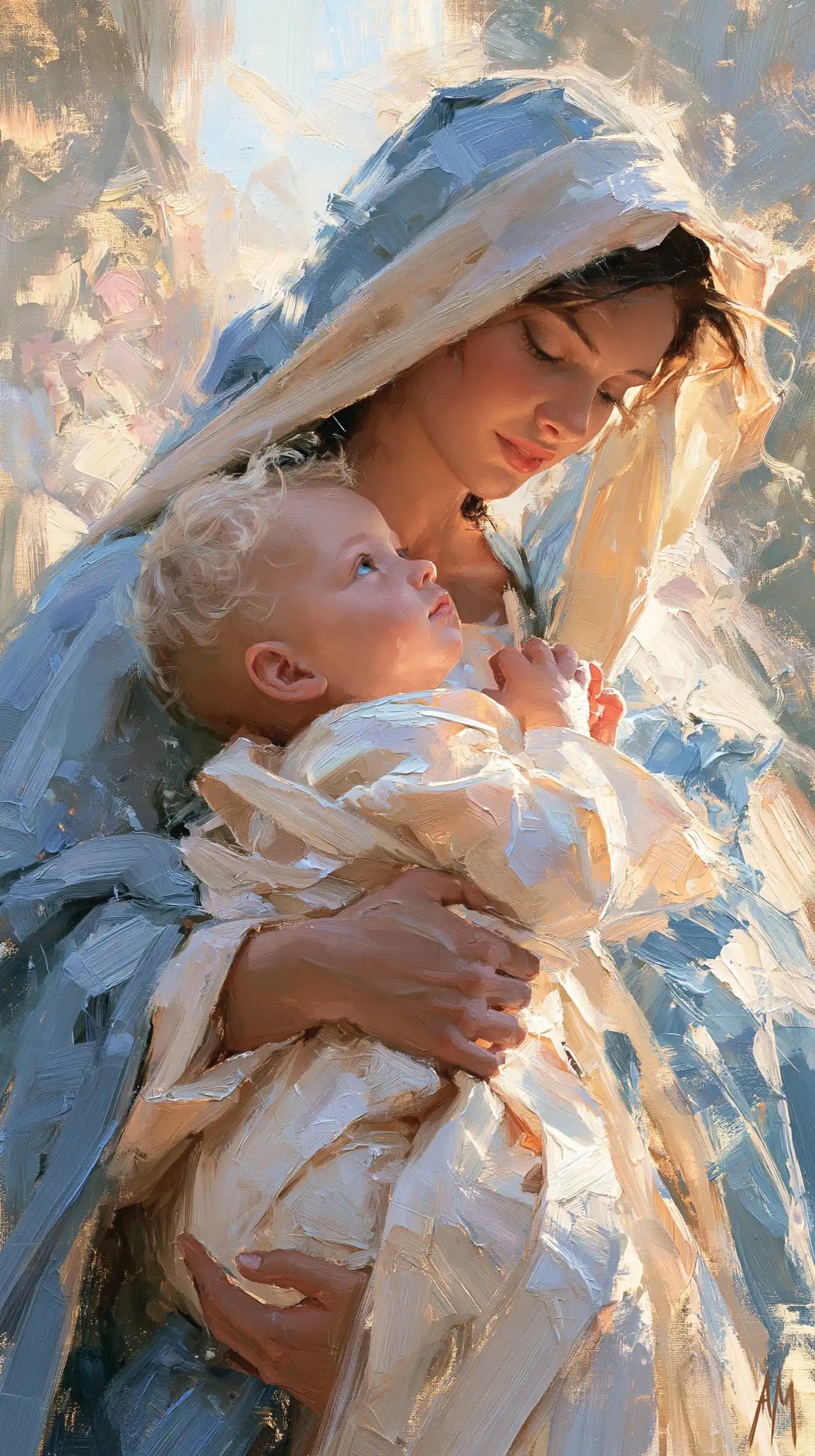 The Virgin and Child — Open Eyes in the Veil’s Light