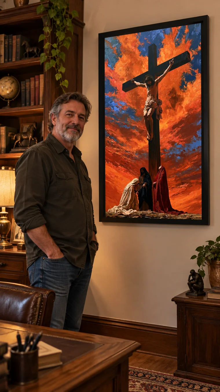 Obras de arte en interiores reales
